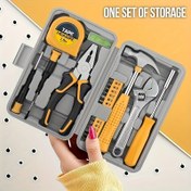 Resim 20 Parça Ev Alet Seti, Temel DIY Araçlar Kiti, Küçük ve Taşınabilir Kutu İçerir, Hem Erkekler Hem Kadınlar için Uygun 