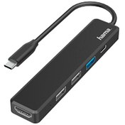 Resim Usb C Hub 5 Ports 3 X Usb A Usb C Hdmi Hama