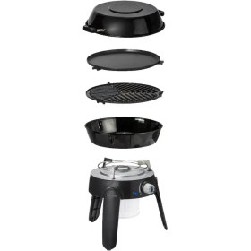 Resim Cadac Safari Chef 30 Hp Kartuşlu Barbekü - Piezo Ateşleme Sistemli, Siyah Siyah 