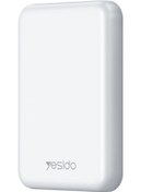 Resim Yesido YP29 5.000 mAh Kablosuz Şarjlı Magsafe Powerbank - Beyaz 484123 