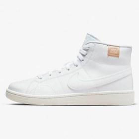 Resim Nike Court Royale 2 Mid Ct1725-100 Beyaz Kadın Günlük Spor Ayakkabı Beyaz 