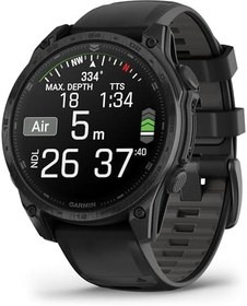 Resim Garmin Tactix 8 Taktik Akıllı Saat, AMOLED Ekran, Titanyum Çerçeve, Safir Lens, 40 Metre Su Geçirmezlik, Siyah 