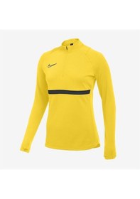 Resim Nike W Nk Df Acd21 Dril Top Kadın Antrenman Eşofman Üstü Sarı 
