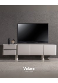 Resim Omar Tv Ünitesi Beyaz 