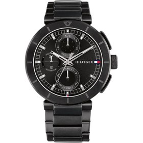 Resim Tommy Hilfiger Erkek Siyah Kol Saati (TH1792119) 