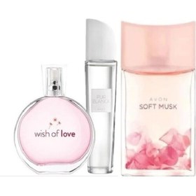 Resim Avon Pur Blanca + Soft Musk + Wish Of Love Edt 50 ml Kadın Parfüm Seti 2336901456723 