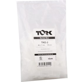 Resim TORK Tke-2 44-19 Kablo Bağı Etiket Taşıyıcı 100lü Paket 