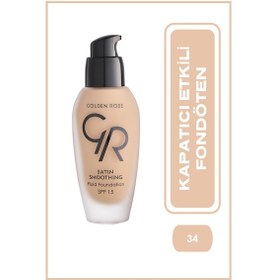 Resim Golden Rose Satin Fluid Fondöten 34 
