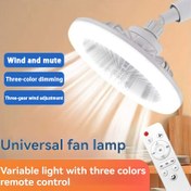 Resim Bezdirilebilir Akıllı Beyaz LED Tavan Vantilatörü Işığı, Geliştirilmiş beyaz kristal abajur, 25.4 cm'lik Kokulu Tabletli Tavan Vantilatörü, Uzaktan Kumandalı Düşük Profilli Tavan Vantilatörü 3 Hızlı ve 3 Renkli 17 Modlu, Modern E26/E27, Oturma Odası Yatak Odası Ofis için Kolay Kurulum 