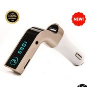 Resim REVOPRO Araba Fm Transmitter Cihazı Oto Çakmaklık Şarj Aleti Usb Girişli Araç Bluetooth Mp3 Çalar Kit 