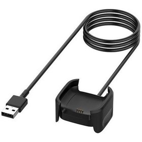 Resim Fitbit Versa 2 Akıllı Saat Siyah İçin 1m Usb Şarj Kablosu Güç Şarj Kablosu 