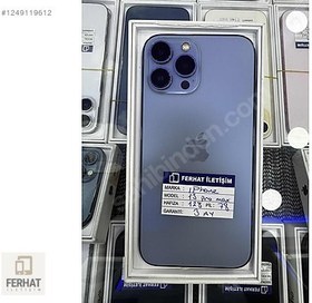 Resim Apple iPhone 13 Pro Max İkinci El TR | 128 GB | Mavi 