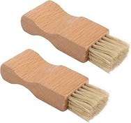 Resim GALPADA 4 Adet Mini Dikişli Ayakkabı Fırçası fırça temizleyici aracı ahşap toz fırçası ayakkabı bakım aracı ayakkabı parlatma aracı çok işlevli alet dikiş fırçası deterjan temizlik fırçası 