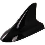Resim Evrensel Araba Kamyon Köpekbalığı Yüzgeci Çatı Dekoratif Kukla Anten Anteni Siyah 