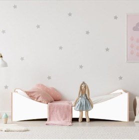 Resim Markaawm Montessori Yatak Mdf Çocuk ve Bebek Karyola Happy 