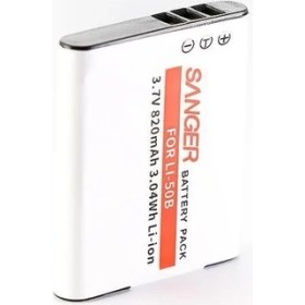 Resim Sanger Olympus SP-720UZ SP-800UZ SP-810UZ Için Sanger LI-50B Batarya 
