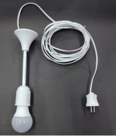 Resim 50 Metre 2x0.75 Kablolu Fişli Duylu Ampül Dahil Seyyar Lamba Uzat 