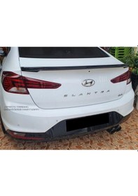 Resim Hyundai Elantra Bagaj Üstü Spoiler Piano Black 2019-2020 
