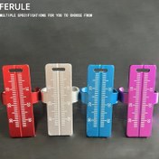 Resim FERULE Renkli Kodlu Diş Kök Kanalı Uzunluğu Ölçme Cetveli - Alüminyum Düz Kenar Ölçekler Metrik ve Santimetre İşaretlemeleri ile, Kırmızı, Beyaz, Mavi, Pembe için Hassas Diş Ölçümleri, Diş Araçları, Hassas Ölçüm Aracı, Şık Metalik Kaplama, Dayanıklı Metal Yapı 