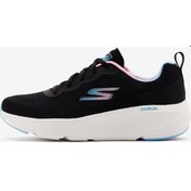 Resim Skechers Go Run Elevate - Double Time Kadın Siyah Koşu Ayakkabısı 128334 Bkmt 