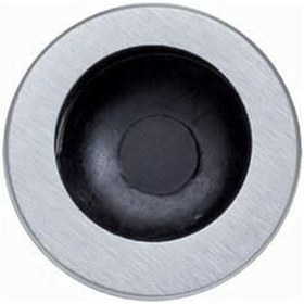 Resim Hafele Pocket Yuvarlak Gizli Kulp, Mat Krom Renk 