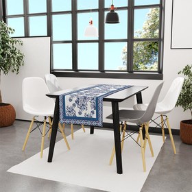 Resim Blue Flowers Runner | Pufaloji 