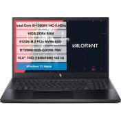 Resim Acer Nitro ANV15-52 Intel Core i9-13900H 16GB 512GB SSD RTX5060-8GB 15.6" 165Hz Windows11 Home NH.QZAEY.004 