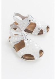 Resim Mnpc Unisex Yıldızlı Gümüş Deri Ortopedik Destekli Çocuk San (531052000) Çok Renkli 