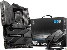 Resim MSI MEG Z590 UNIFY Intel Z590 5600 MHz (OC) DDR4 Wi-Fi Soket 1200 ATX Anakart Msi