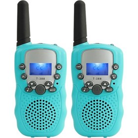 Resim Geekyou Çocuklar İçin Kablosuz Walkie Talkie, Akıllı Gelişim Ve Aile Etkileşimi İçin Eğitici Araç, 2 Adet Yeşil Pil Dahil Değil 