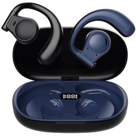 Resim Wealthglow Huawei, Ve Xiaomi'ye Uygun Açık Tip Kulak Içi Spor Bluetooth Kulaklık Tws Kablosuz Süper Uzun Pil Ömrü Xvq1x1 