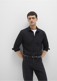 Resim Mavi - Siyah Gömlek 0210294-900 Siyah 