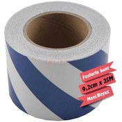 Resim Carub Hko Fosfor Bant Çapraz 9,2 Cmx25m Mavi/beyaz 