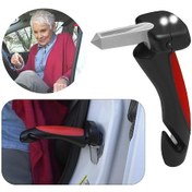 Resim Sunup Sn-26713 Araç İniş Destek Kolu Cam Kırıcı Fener Emniyet Kemeri Kesici Çok Fonksiyonlu 