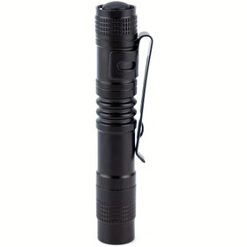 Resim BXE Ultra-Kompakt LED El Feneri - Yüksek Parlaklık 1000 Lümen, Alüminyum Alaşım, Siyah, Q5 LED, Kuyruk Anahtarı, AAA Pil ile Çalışır (Pil Dahil Değildir), Ev ve Dış Mekan Kullanımı İçin İdeal 