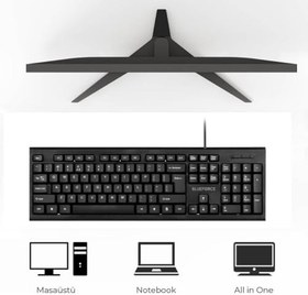 Resim Blueforce K-720 Usb Kablolu Klavye Türkçe Q Siyah 