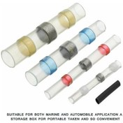 Resim Tongxida 1200 Parça Su Geçirmez Lehimli Termo-büz Kablolu Bağlantı Seti, Awg26-10 Uyumlu, Taşıma Kutusu 