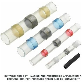 Resim Tongxida 1200 Parça Su Geçirmez Lehimli Termo-büz Kablolu Bağlantı Seti, Awg26-10 Uyumlu, Taşıma Kutusu 