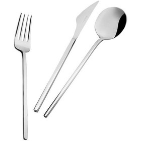 Resim Karaca Premium Fortuna Platin 12 Kişilik 84 Parça Çatal Kaşık Bıçak Takımı 
