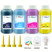 Resim inkjet G Serisi Tanklı Yazıcılar Için 4 Renk 250 Ml Mürekkep Seti G1400 G2400 G2411 G3411 G3400 