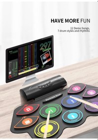 Resim Jwin Jd-205 9 Pedli Dijital Davul Seti 