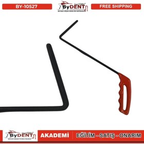 Resim Pdr Boyasız Göçük Düzeltme Çubuğu Dik Açı 10 30 cm 