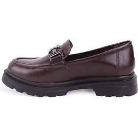 Resim Dagoster Dza07-90801 Kahve Günlük Loafer Kadın Ayakkabı Kahve 