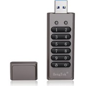 Resim Springsun 32 GB 256-bit Şifreli Usb Sürücü Şifre Güvenli Flash Sürücü Usb3.0 U Disk Desteği Sıfırlama 