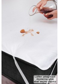 Resim Mikro Lastikli Su Geçirmez Sıvı Geçirmez Yatak Koruyucu Yatak Alezi 001 