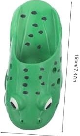 Resim 1 Çift Duş Sandalet Kadın Kaymaz Yurt Ayakkabı Erkekler Için Ev Terliği Banyo Terliği Çabuk Kuruyan Kaymaz Terlik Komik Yazlık Terlik Erkekler Duş Sandalet Masaj Kurbağa 