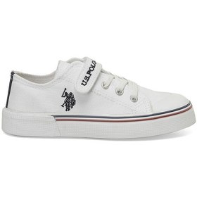 Resim U.s. Polo Assn. Penelope Jr 5fx Beyaz Erkek Çocuk Sneaker Beyaz 
