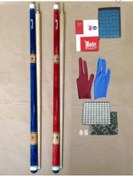 Resim Bilardo Istakası Kingcue 2 Adet + Tebeşir 12 Adet + Istaka Ucu 