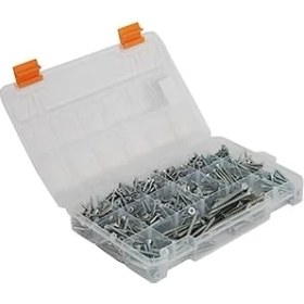 Resim NY Home All Fasteners 555 Parça Vida 12 Çeşit Sunta Vidası Seti - Organizerlı Vida Seti 