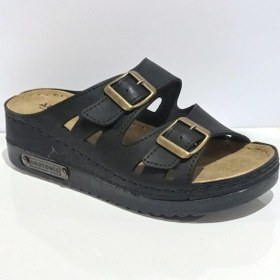 Resim Aryan 07-043 Anatomic Kadın Dolgu Topuk Terlik Bej 